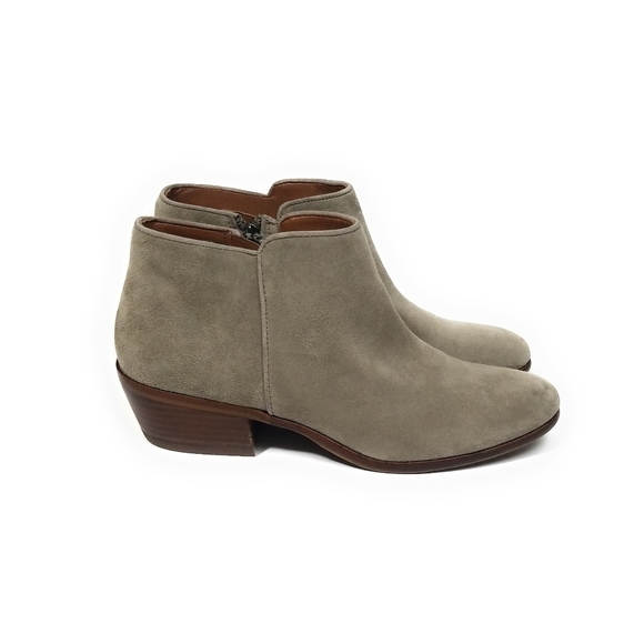 Sam Edelman Petty Suede Ankle Booties in Putty Womens Size 8.5 - Picture 2 of 7